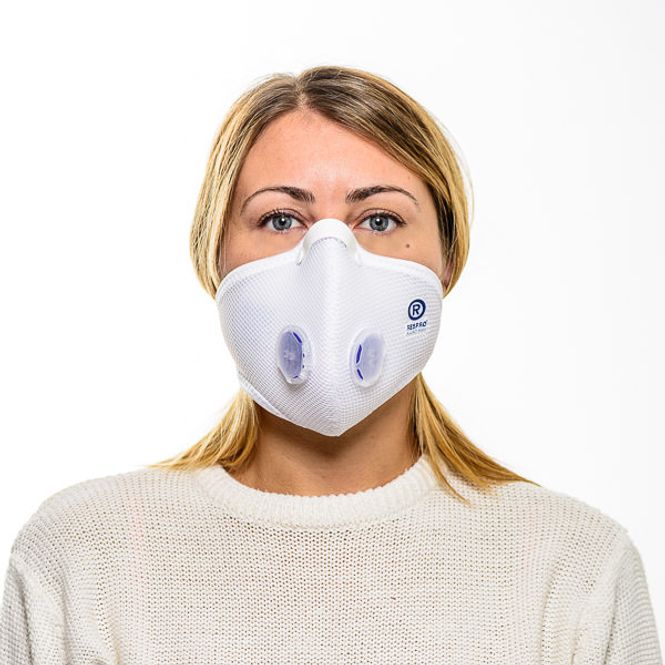 Hovedbilde Allergi/pollenmaske hvit (medlemspris 550,-)