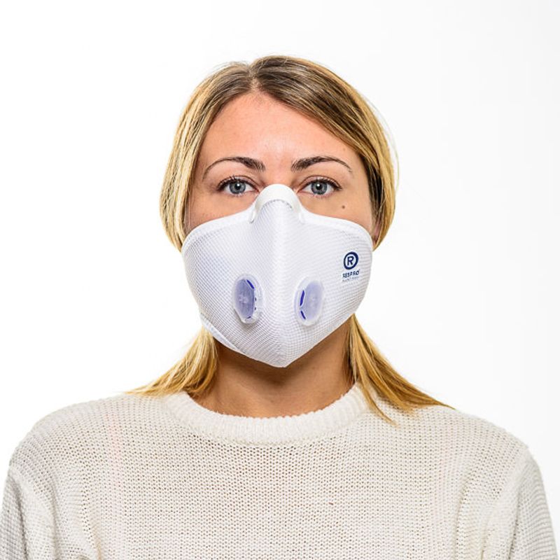 Allergi/pollenmaske hvit (medlemspris 550,-)