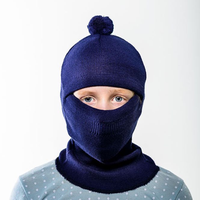 Hovedbilde Lue 2-7 år akryl blå (medlemspris 250,-)
